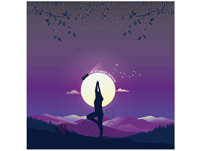 A Journey Within adobe adobe illustrator adobe photoshop art behance bliss creative doodle dream illustration joureny meditation mind mist traveling yoga