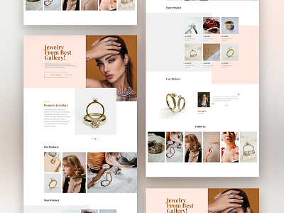 Jewellery web design design inspiration inspirations ui ux web webdesign website