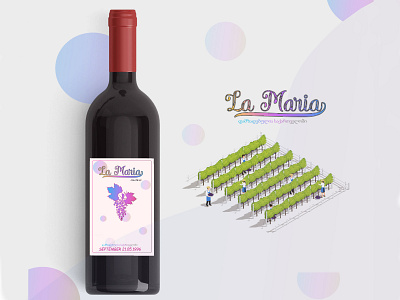 Wine Label La Maria