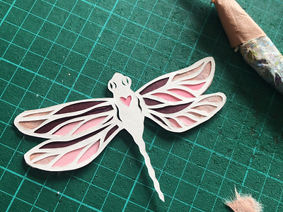 Papercut Dragonfly