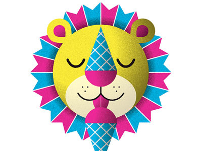 A Lion of Summer ice cream lion summer sun