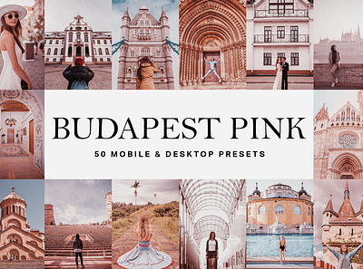 50 Budapest Pink Lightroom Presets budapest color design elegant lightroom lightroom filter lightroom mobile lightroom mobile preset lightroom preset lightroom presets modern pattern texture