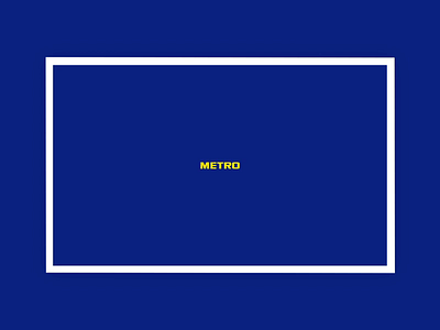 Metro animation ui ux web website