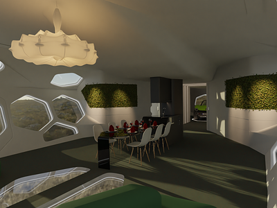 Manta sustainable transport system concept archviz interior blender3d concept visualization