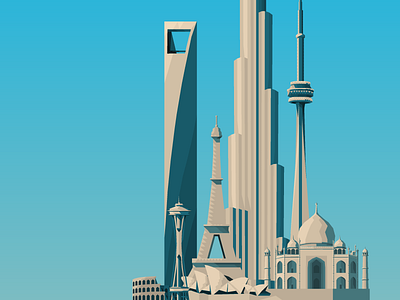 Low Poly Skyline