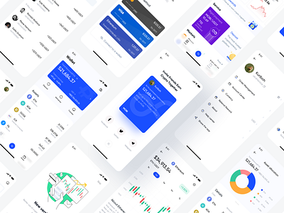 Blockchain page design illustration ui ux 图标 应用 设计