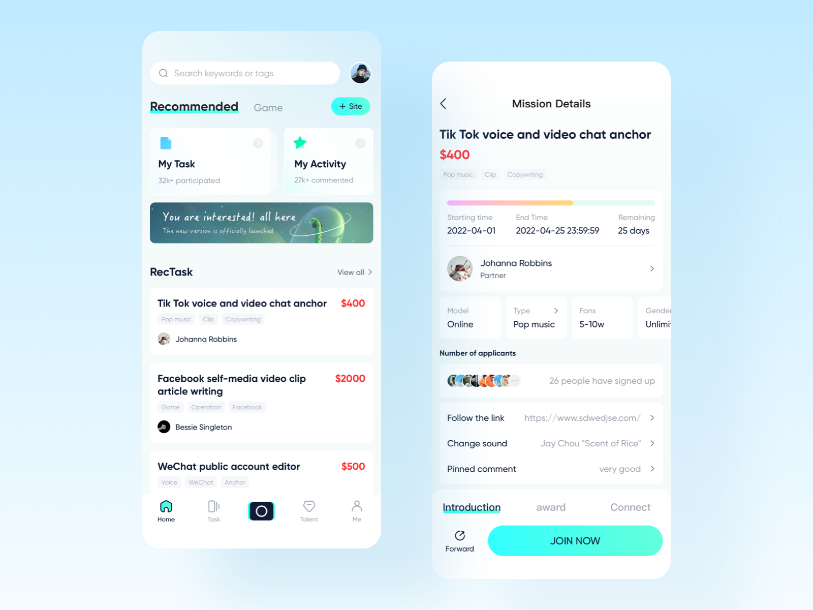 Line App - home page UI interface attempt by zwei on Dribbble