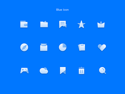 Blue icon