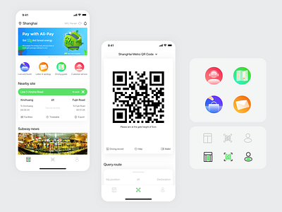 Metro APP interface concept design