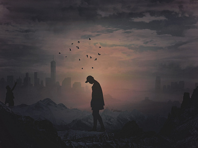 Loss adobe albumcover alone art artwork behance dark design digitalart loss lost photomanipulation photoshop ps