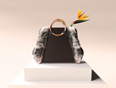 borgiolanza obag winter bags design furry handbag luxury obag