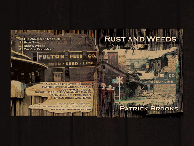 Rust and Weeds Album Jacket album art album cover album cover design design