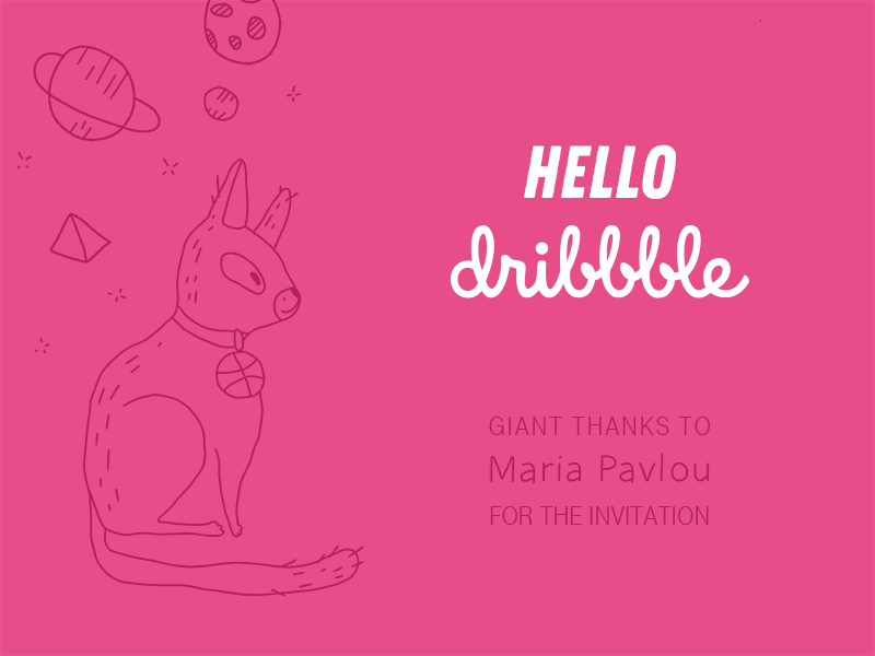 Hello Dribbble, thanks to @Maria Pavlou for the invitation characterdesign gif hello dribble hellodribbble illustraion