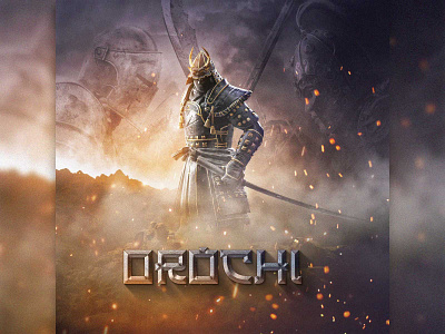 for honor orochi composition fantasyart for honor photoshop art video game