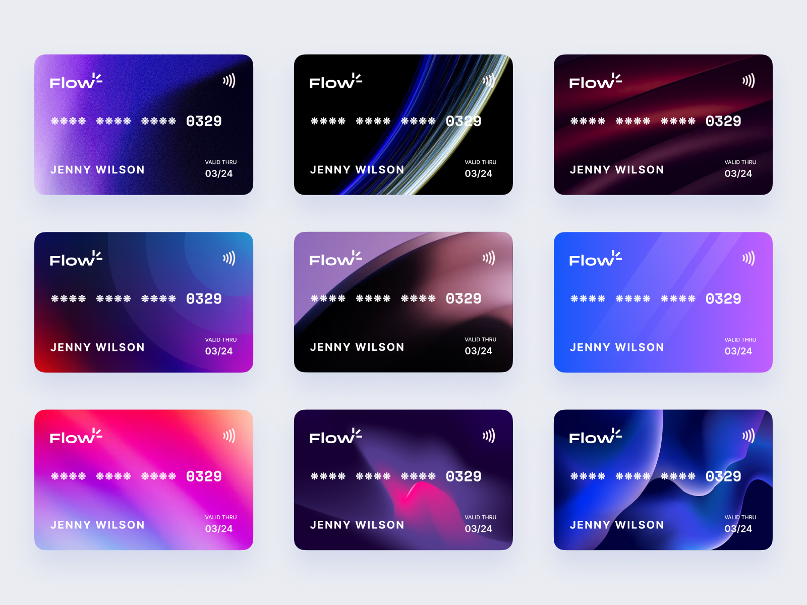 Flow - Card design exploration by Yagnesh P : Self-taught UI/UX ...