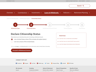 Citizenship Status design type typography ui ux web website