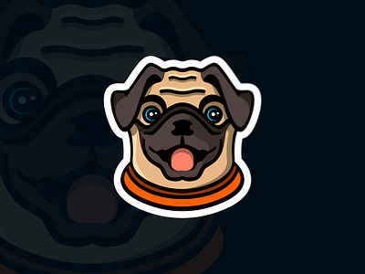 Pug Logo Mascot animal cute dog mascot mascot logo pug