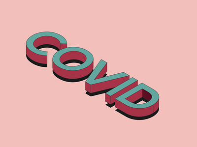 Isomatric COVID art branding design graphic design illustration illustrator isomatric logo vector