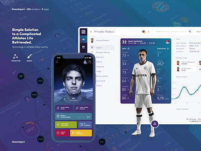 home4sport app design sport ui ux