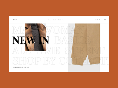 DressIt . Fashion Platform Homepage