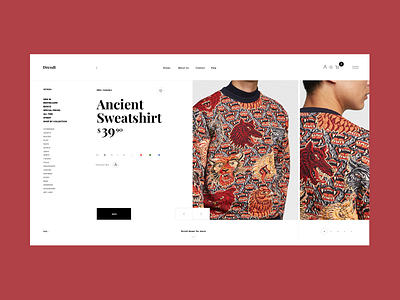 DressIt . Fashion Platform Product Page