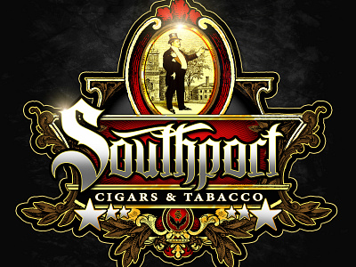 South Port Logo cigar lounge logo