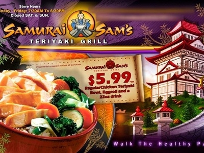 Samurai Sams Flyer flyer logo