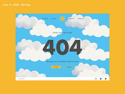 Daily UI 008 - 404 Page