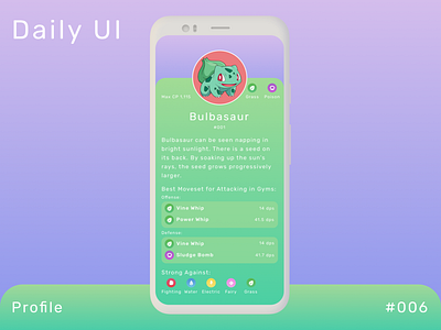 Daily UI 006 - Profile