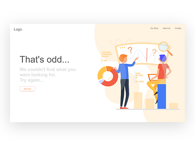 Daily UI challenge #008 — 404 Page