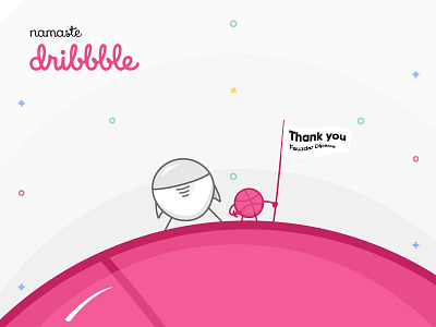 Just landed on Dribbble debut illustration ripple rocket