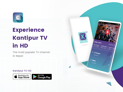 Kantipur TV Promotion Ads branding kantipur kantipur tv mobile app banner tv