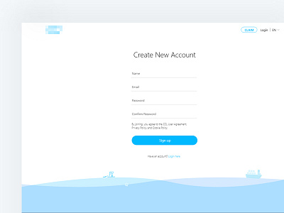 Register Page UI