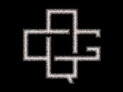 Textured GQ Monogram branding gq icon logo mark monogram vector