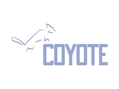 Coyote Line Art abstract logo vector wordmark branding dribbble graphic design icon icon logo mark wordmark illustrator logo mark typography vector