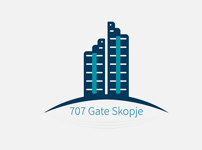 707 Gate Skopje adobe illustrator cc branding design icon identity illustration logo typography ui vector
