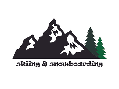 skiing & snowboarding adobe illustrator cc branding design illustration vector