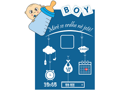 It's a boy adobe illustrator cc branding design illustration logo ui vector