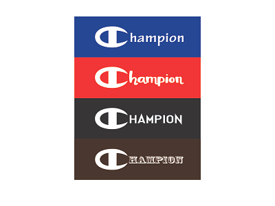 Champion logo 1075 adobe illustrator cc branding design icon identity illustration illustrator logo ui vector