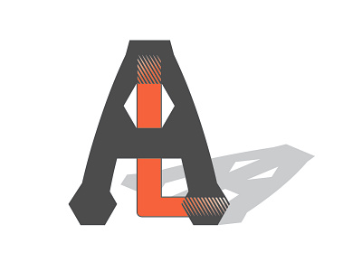 AL letters adobe illustrator cc branding design icon identity illustration illustrator logo ui vector