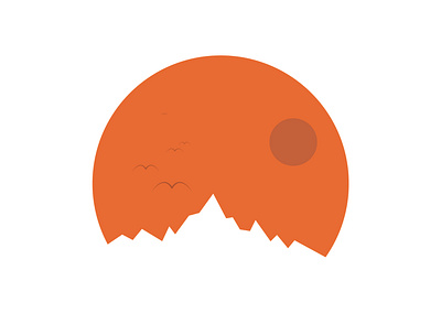 sun mountain adobe illustrator cc branding design icon identity illustration illustrator logo ui vector