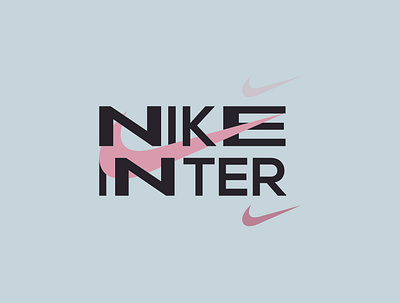 nike & inter adobe illustrator cc branding design icon identity illustration illustrator logo ui vector