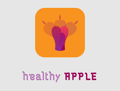healthy apple adobe illustrator cc branding design icon identity illustration illustrator logo ui vector