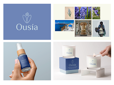 Ousía - Logotype Branding logo design, logotype, visual identity branding design graphic design logo typography