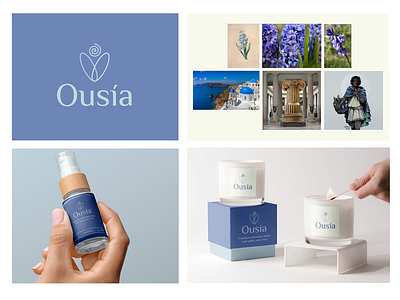 Ousía - Logotype Branding logo design, logotype, visual identity