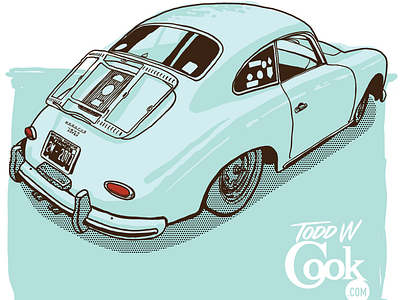 Porsche 356 illustration