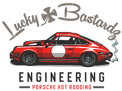 Lucky Bastardz Porsche Logo