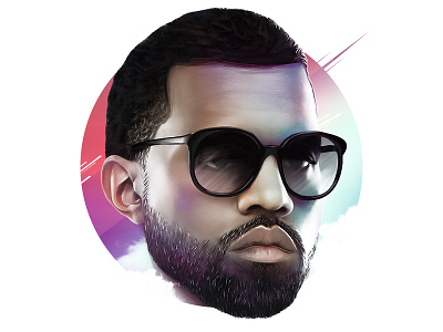 Kanye West concept art drawing illustration kanye painting pop art portrait portrait painting