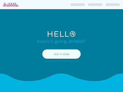 Hello Dribbble!!