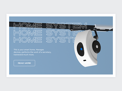 Home droid system 3d cinema4d concept cyberpunk droid future homesystem robot